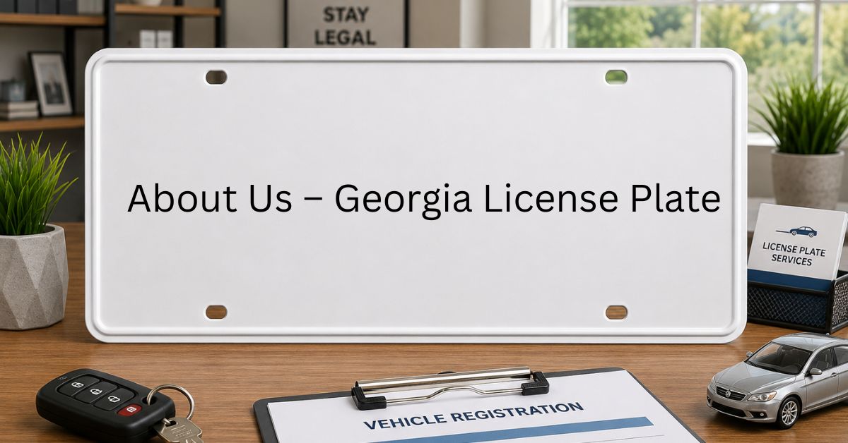 About Us – Georgia License Plate