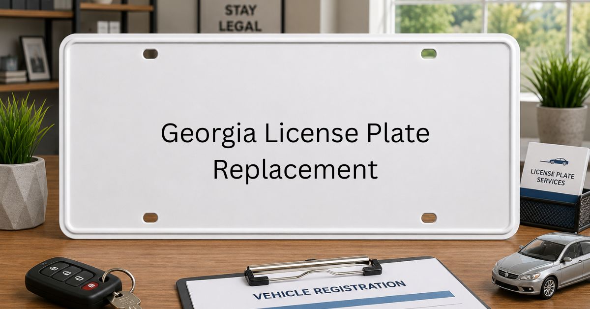 Georgia License Plate Replacement